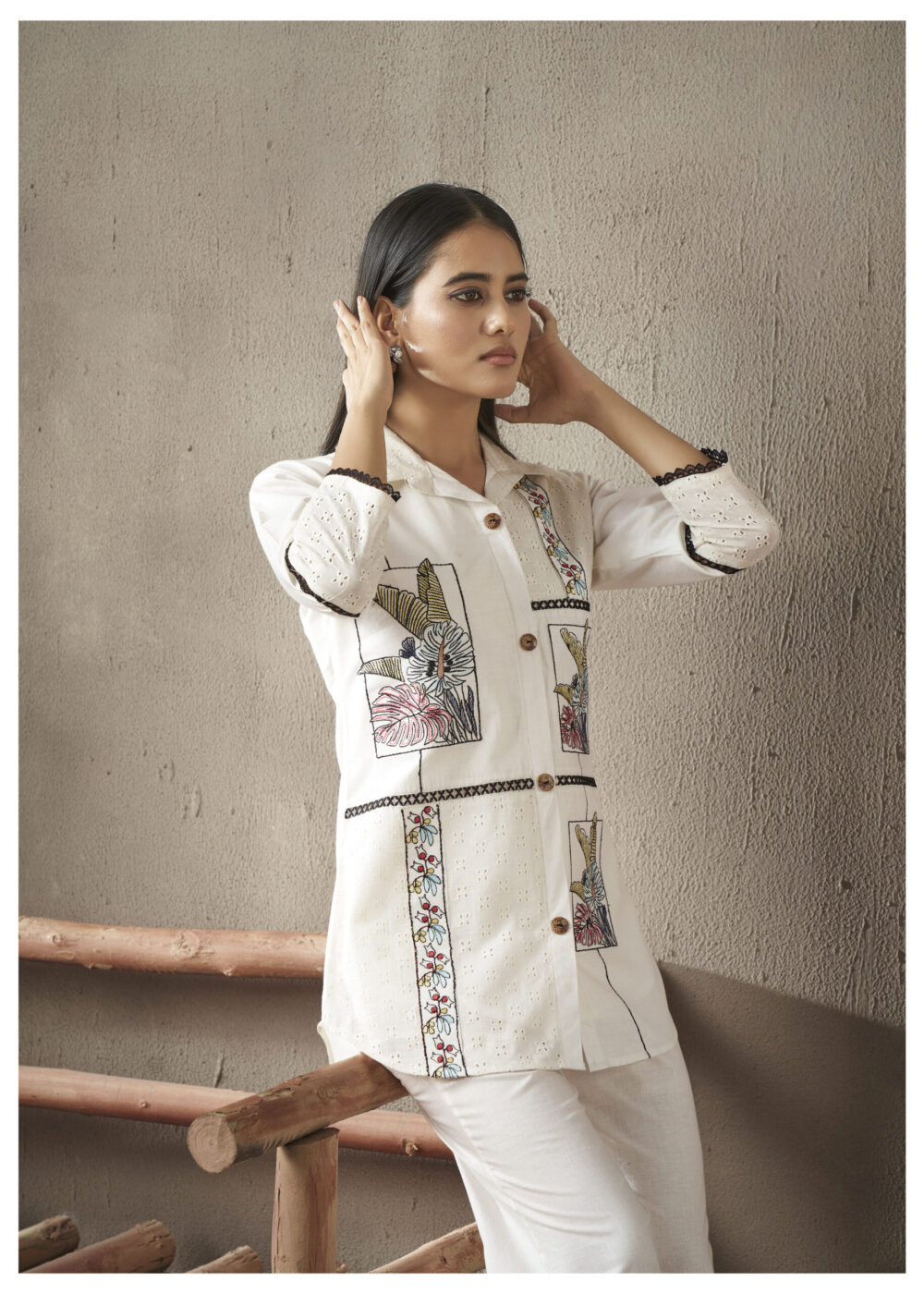 Ivory Bloom Co-ord Set - Image 2