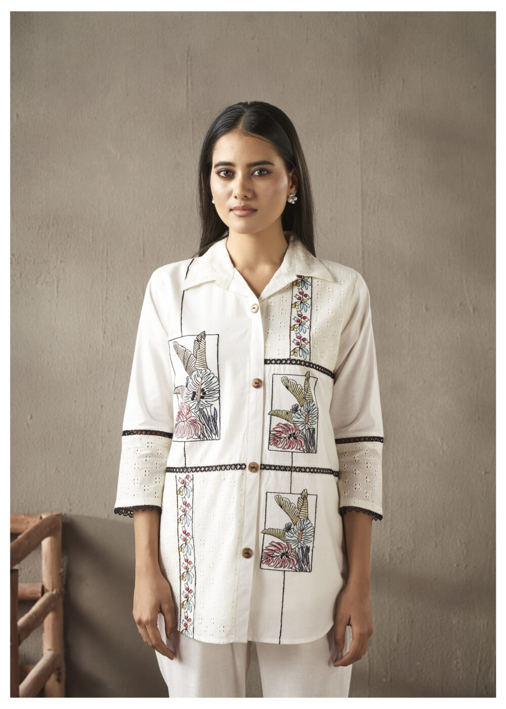 Ivory Bloom Co-ord Set - Image 3
