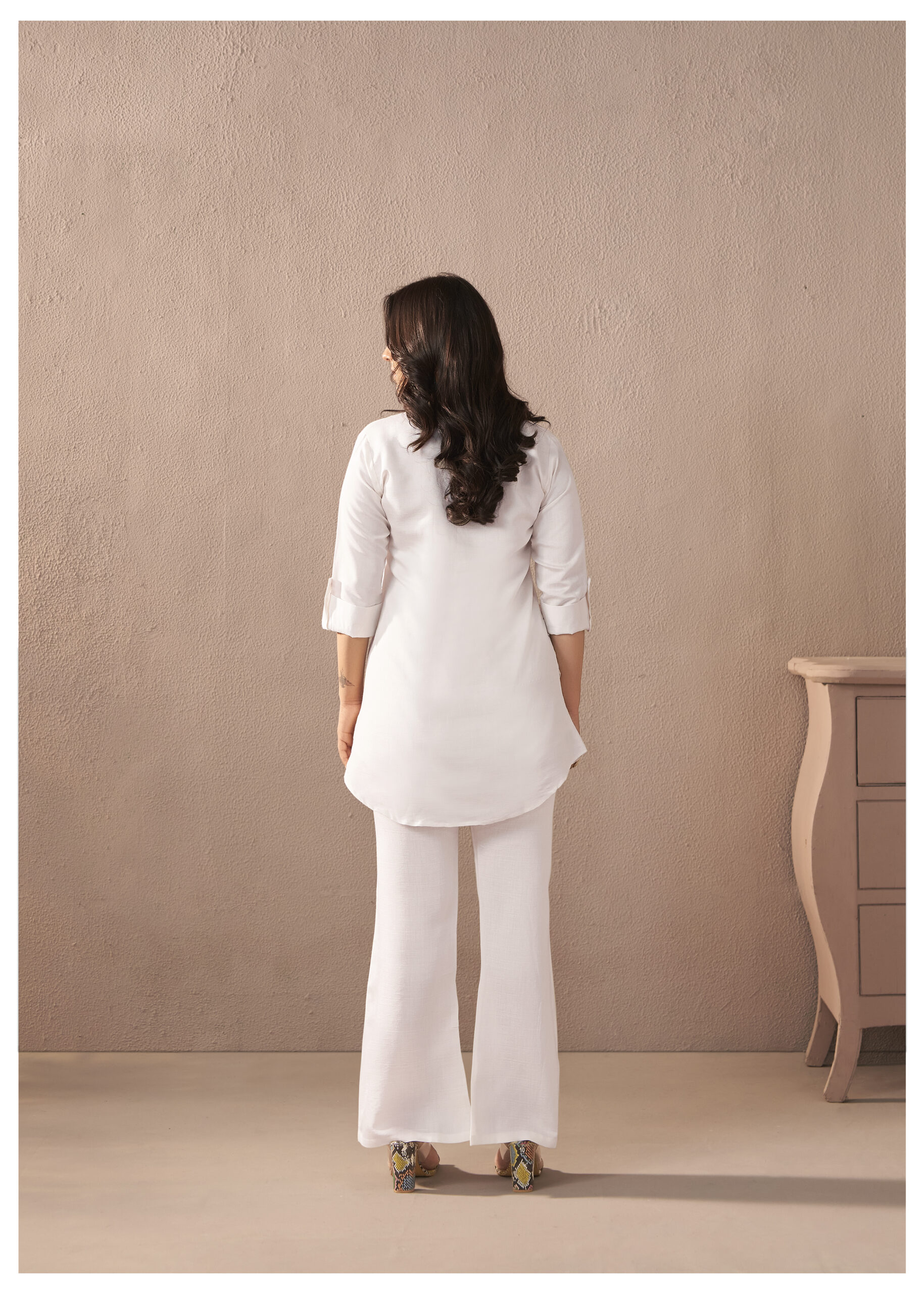 CO-ORD SETS - 1015(WHITE)b